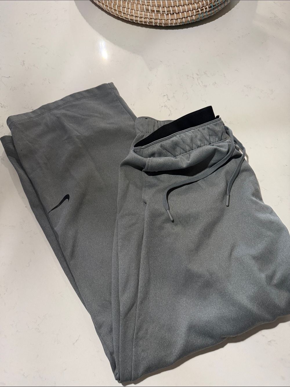 Nike Men's Grey Drawstring Joggers